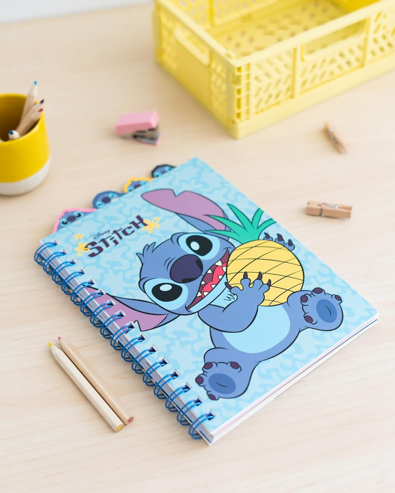 Disney - Lilo And Stitch A5 Project Notebook With 4 Dividers