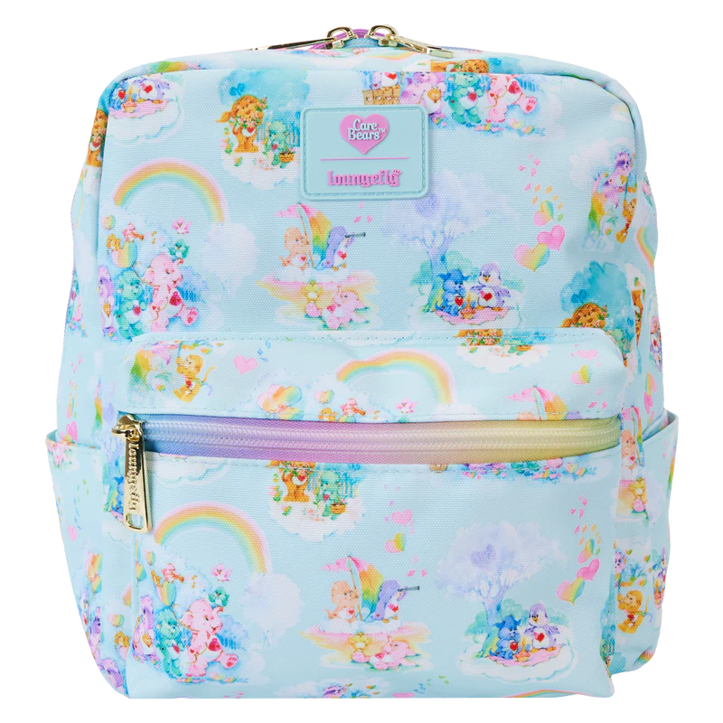 Care Bears - Loungefly Cousins All Over Print Nylon Mini Backpack