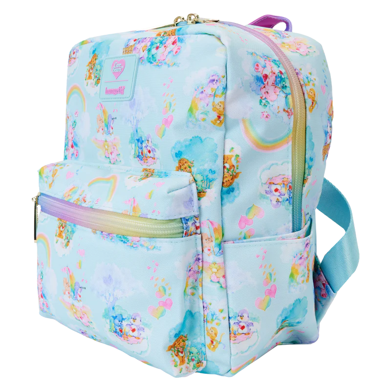 Care Bears - Loungefly Cousins All Over Print Nylon Mini Backpack