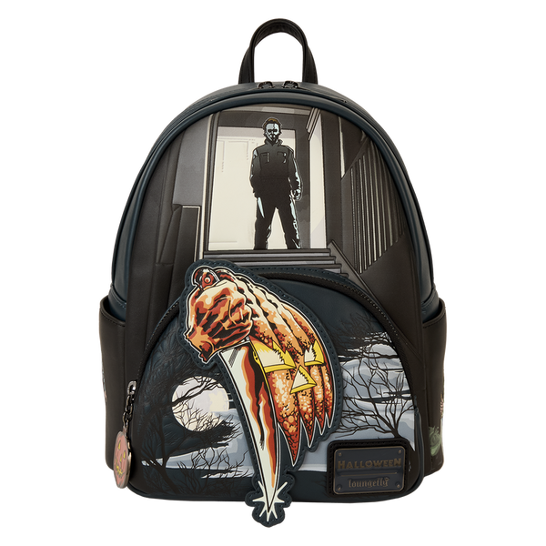 Halloween - Loungefly Halloween Michael Myers Jack-O'-Lantern Glow Mini Backpack