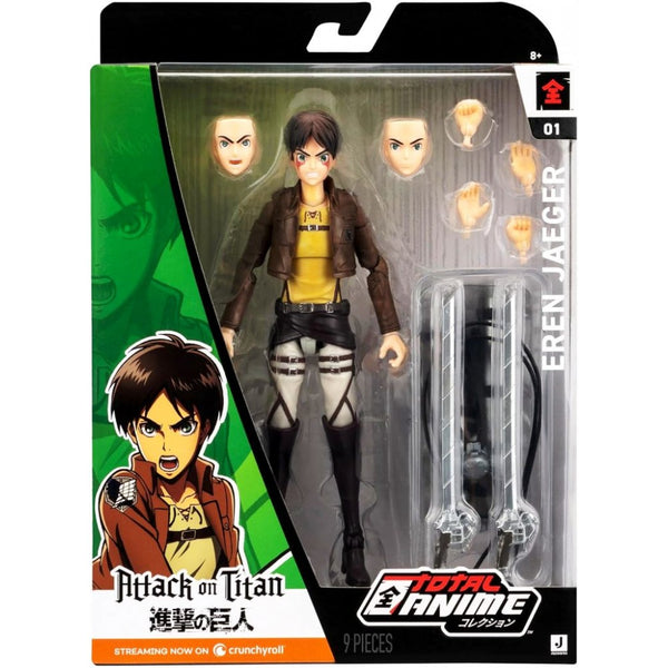 Attack On Titan - Total Anime Eren Jaeger Action Figure