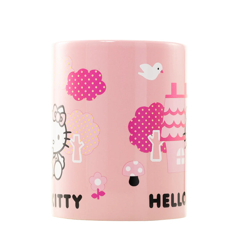 Sanrio - Hello Kitty Pink Bow Face Icon Fuzzy Mug