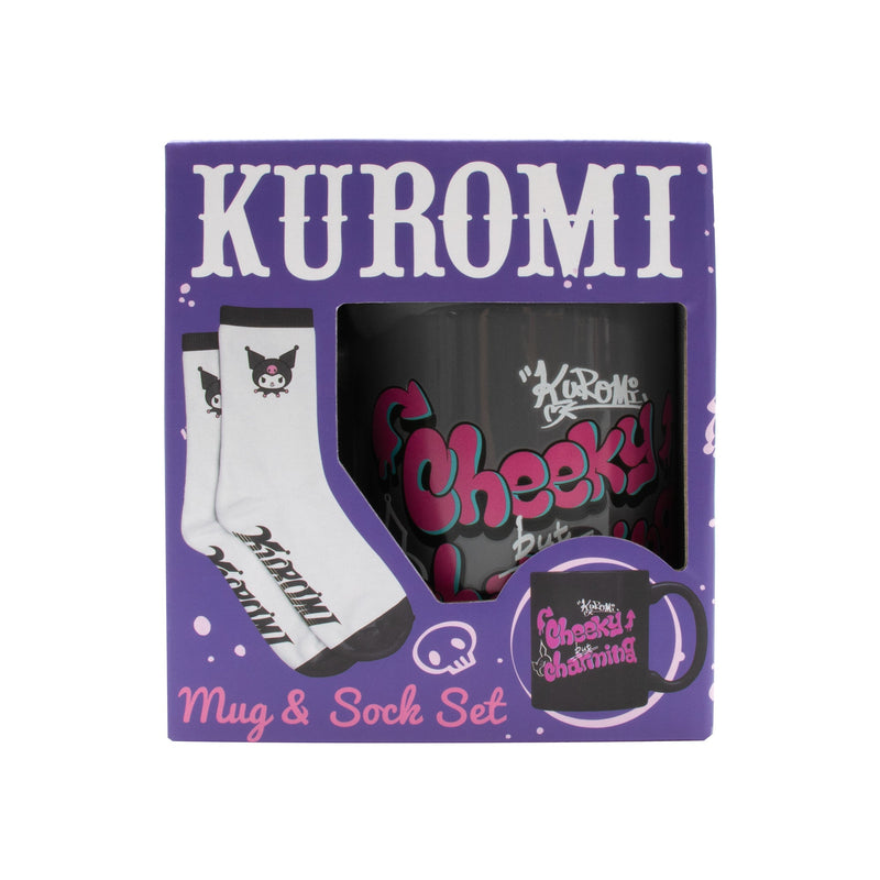 Sanrio - Kuromi Mug & Sock Set