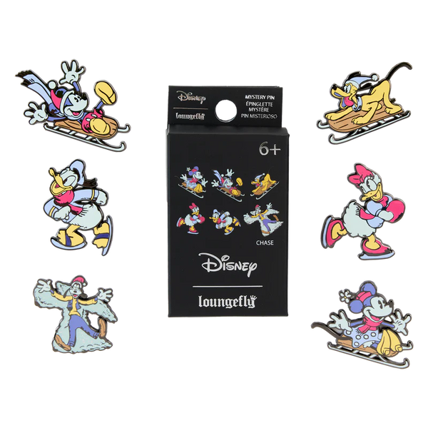 Disney - Loungefly Mickey And Friends Winter Wonderland Blind Box Enamel Pin