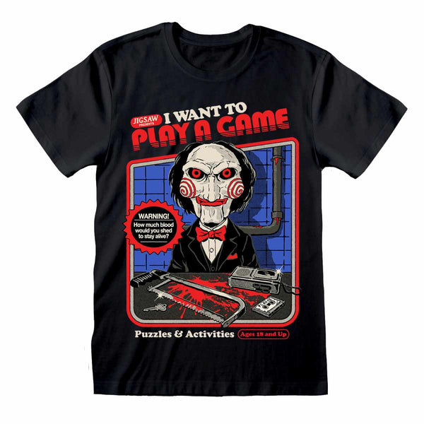 SAW - Steven Rhodes X SAW I Want To Play A Game Unisex T-Shirt