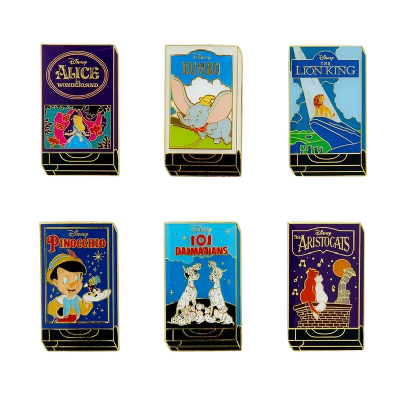 Disney - Loungefly Disney Classic VHS Blind Box Enamel Pin