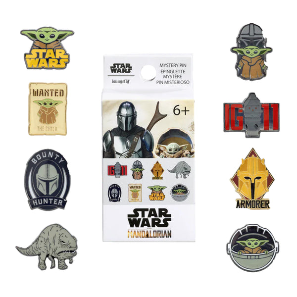 Star Wars - Loungefly  Mandalorian Blind Box Pins