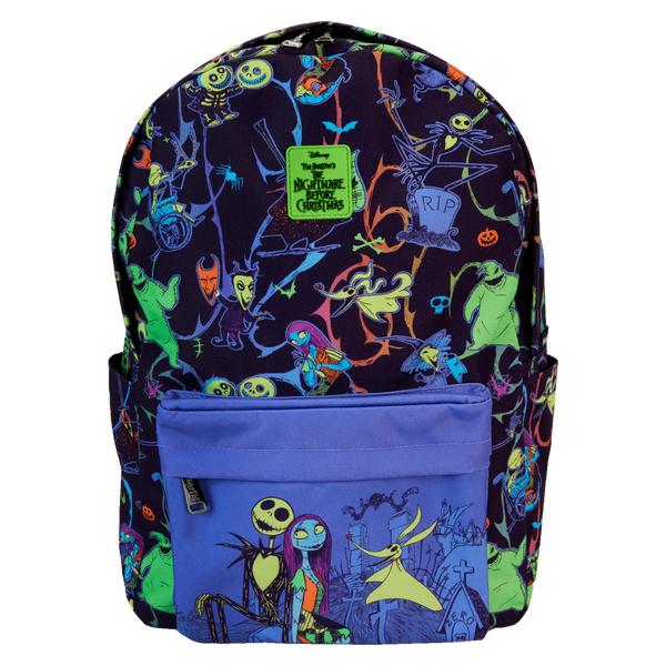 Disney - Loungefly The Nightmare Before Christmas Full Size Nylon Backpack