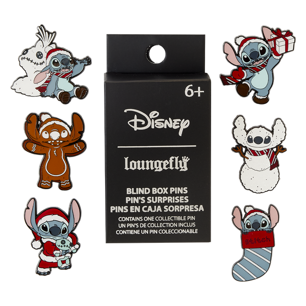 Disney - Loungefly Stitch Holiday Blind Box Enamel Pin