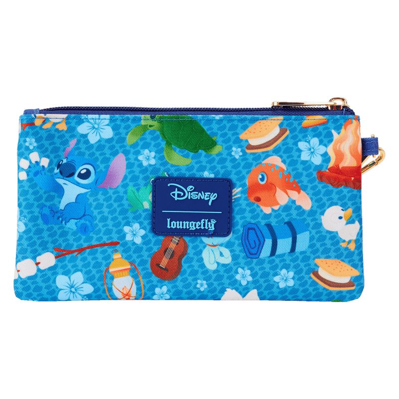 Disney - Loungefly Lilo and Stitch Camping Cuties Nylon Wristlet