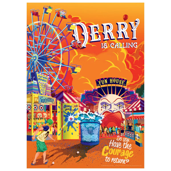 IT - IT Derry Fairground Limited Edition Art Print