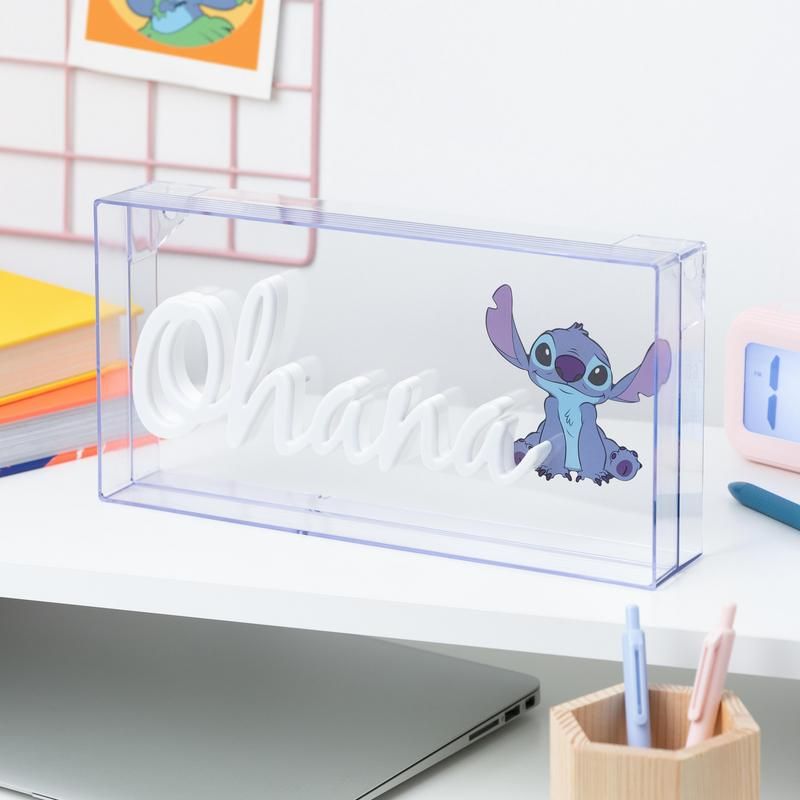 Disney - Lilo And Stitch Ohana LED Neon Light