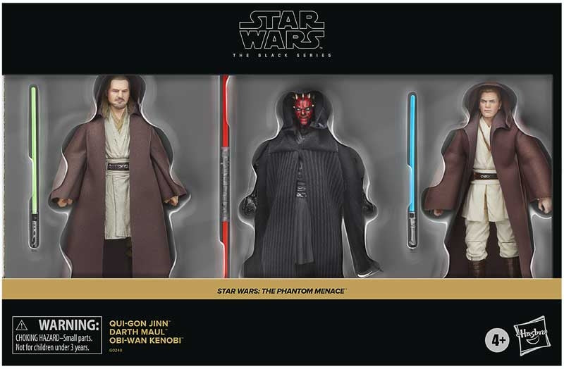 Star Wars - The Phantom Menace Black Series 3-pack