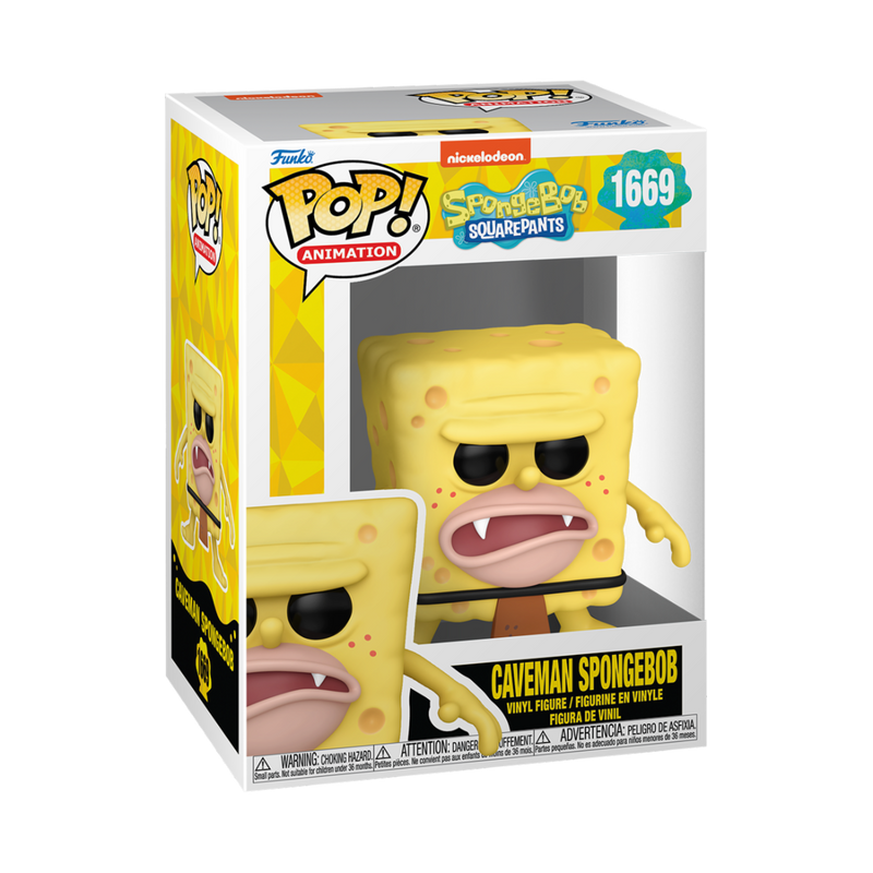 Pop! Animation: SpongeBob SquarePants Pop! Vinyl Figure - Caveman Spongebob