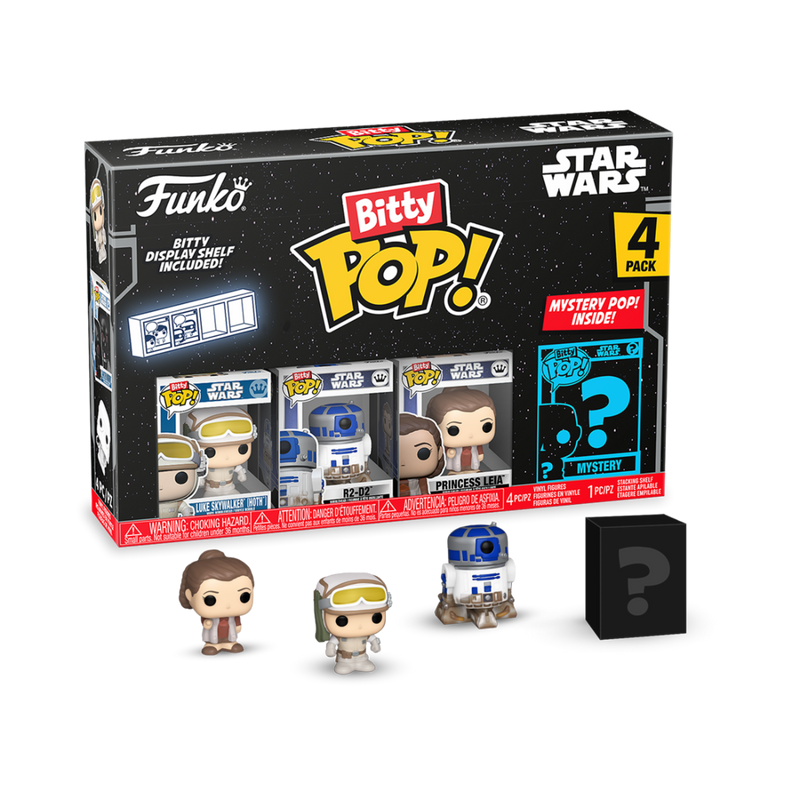 Star Wars - Funko Bitty Pop! Series 2 Luke Skywalker 4 Pack