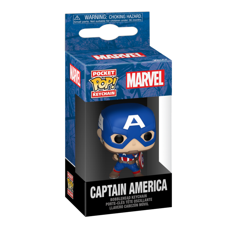 Pocket Pop! Keychain: Marvel - Captain America