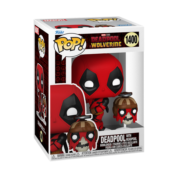 Pop! Marvel: Deadpool & Wolverine Pop! Vinyl Figure - Deadpool w/Headpool