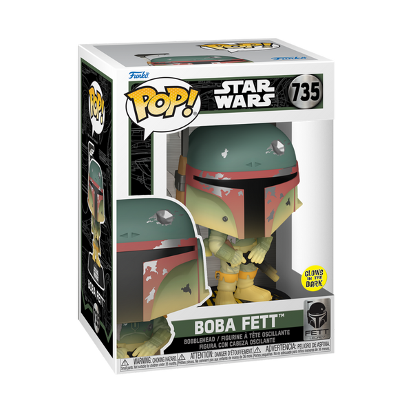 Pop! Star Wars: Fett Legacy Pop! Vinyl Figure - Boba Fett Glow In The Dark