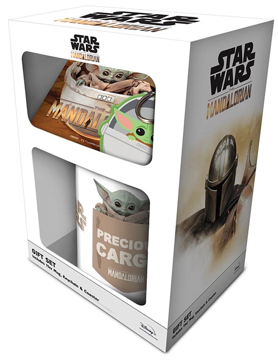 Star Wars - The Mandalorian (The Child) Mug, Coaster and Keychain Set