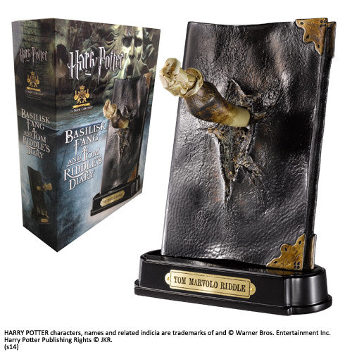 Harry Potter - Basilisk Fang and Tom Riddle Diary Sculpture